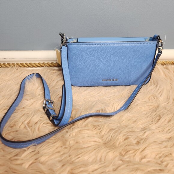 NWT MICHAEL KORS Small Bryant Convertible Pouchette Crossbody Bag - Picture 6 of 14